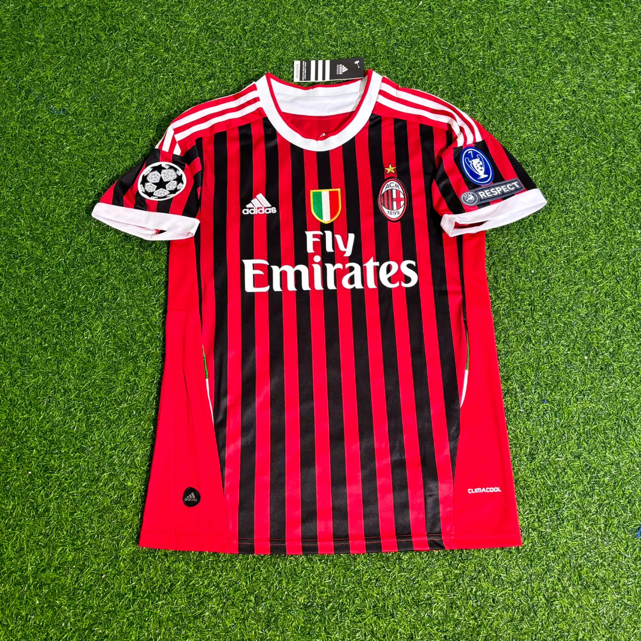 Stephen El Shaarawy 92 - AC Milan Home 2011/12 Retro Kit Jersey Maillot Trikot Soccer Shirt