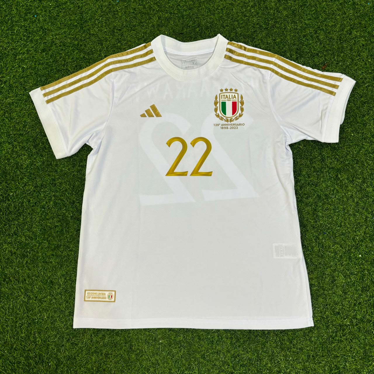 Stephen El Shaarawy - Italy White Anniversary Kit Jersey Trikot Maillot Soccer Shirt