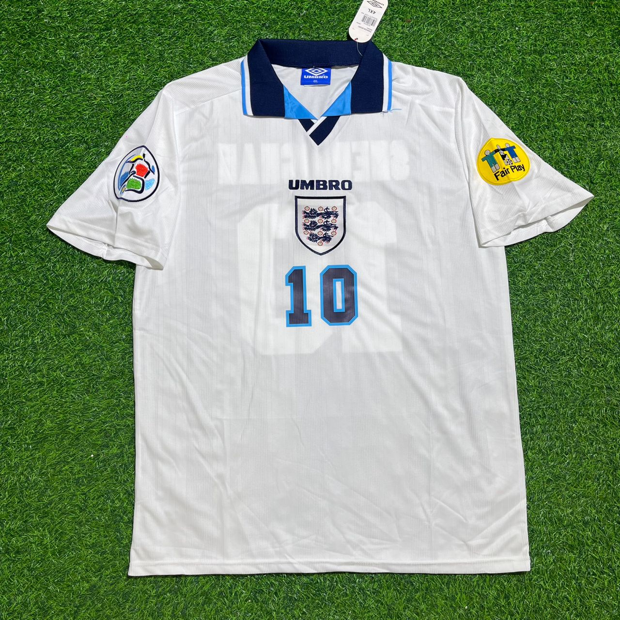 Teddy Sheringham England EURO 1996 Retro Football Jersey