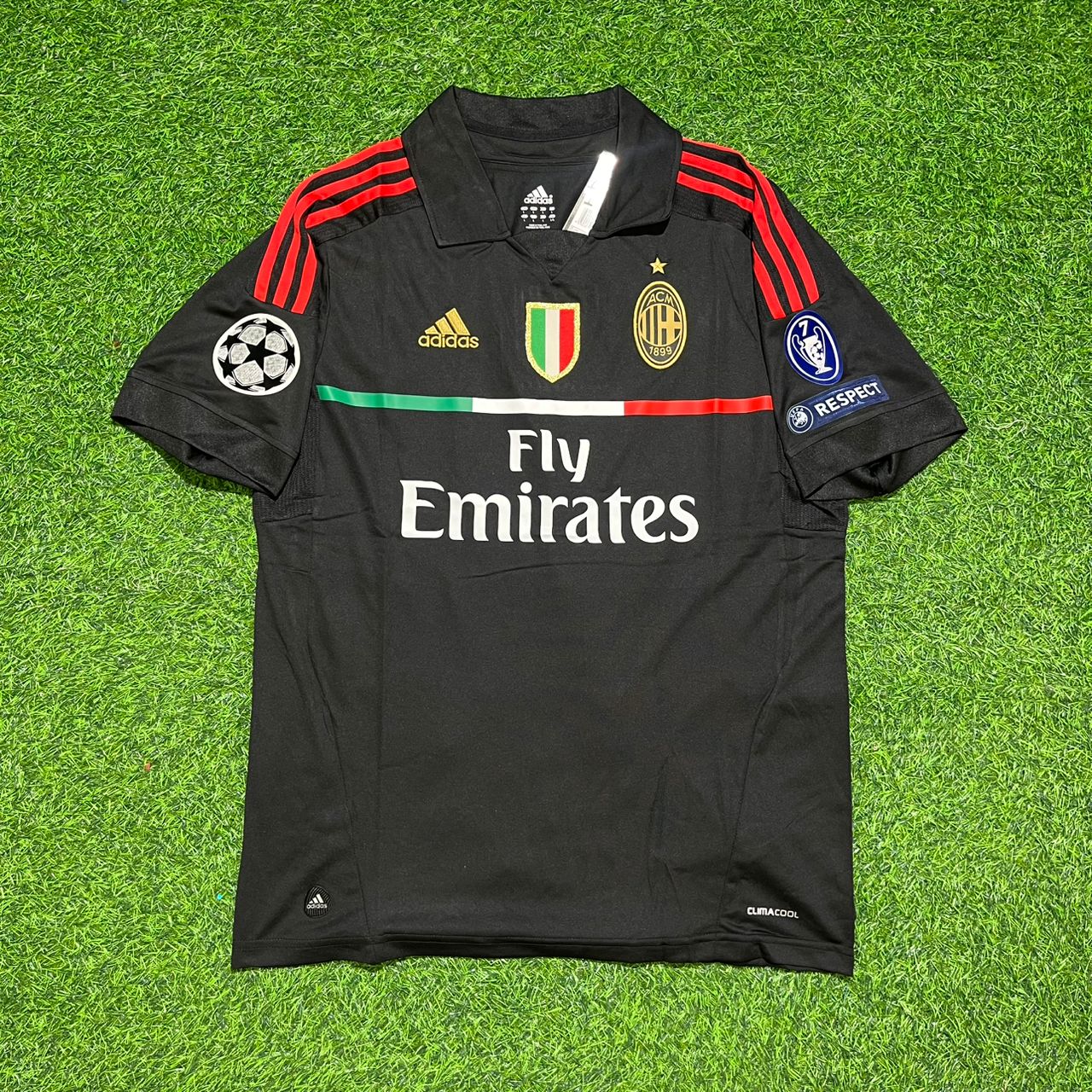Thiago Silva 33 - Milan Third Kit 2011/12 Retro Kit Jersey Maillot Trikot Soccer Shirt