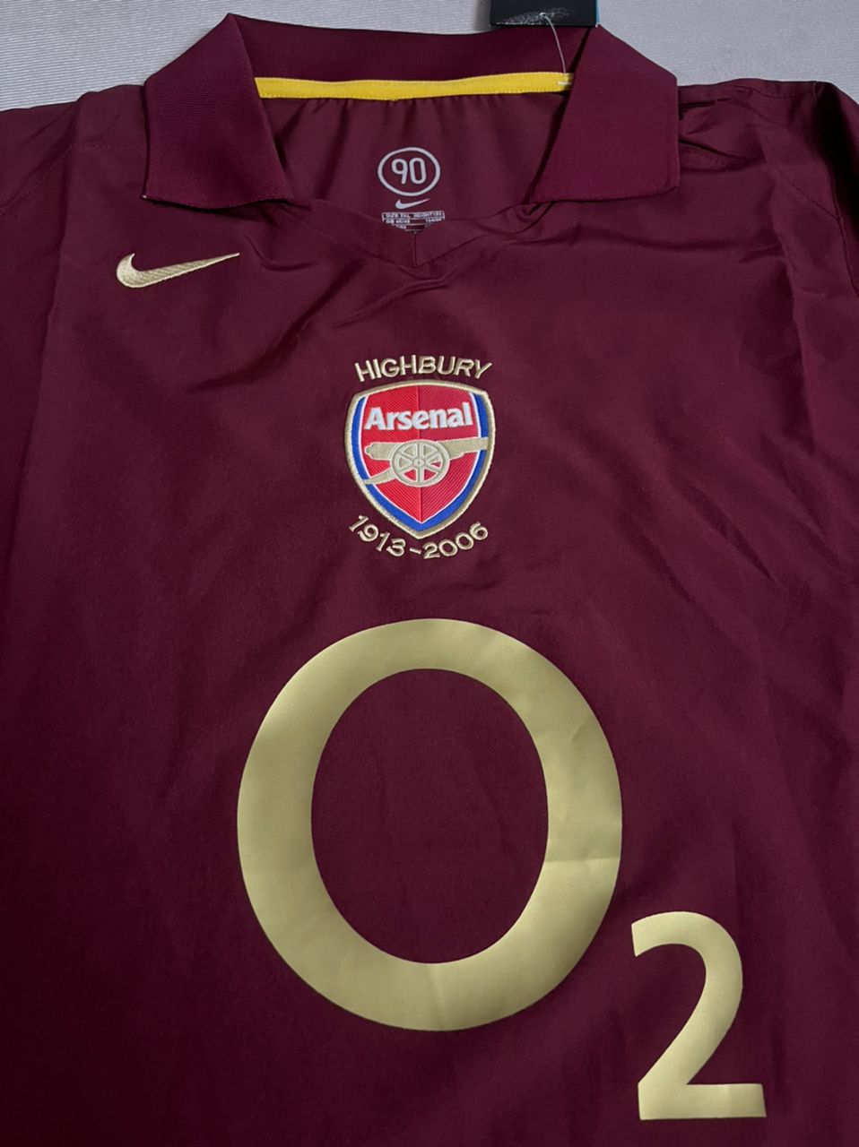 Robin van Persie Arsenal 2006 Highbury Burgundy Retro Football Jersey Soccer Shirt
