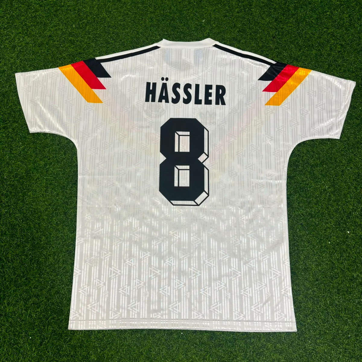 Thomas HĂ€ssler Germany 1990 World Cup Retro Football Jersey Kit
