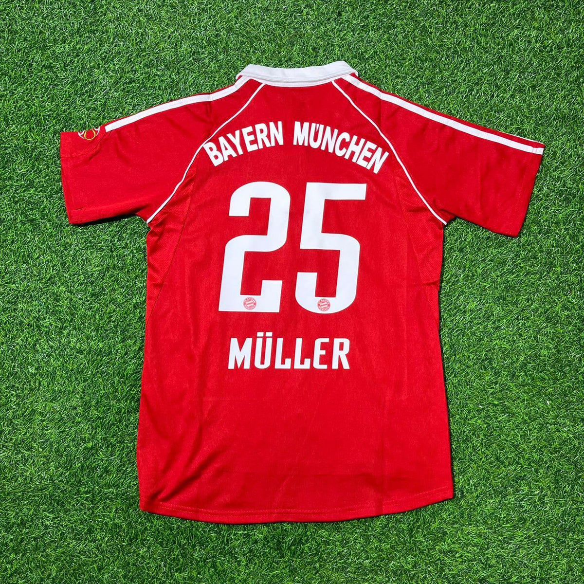 Thomas Müller Bayern Munich 2006/07 Red Retro Football Jersey Kit