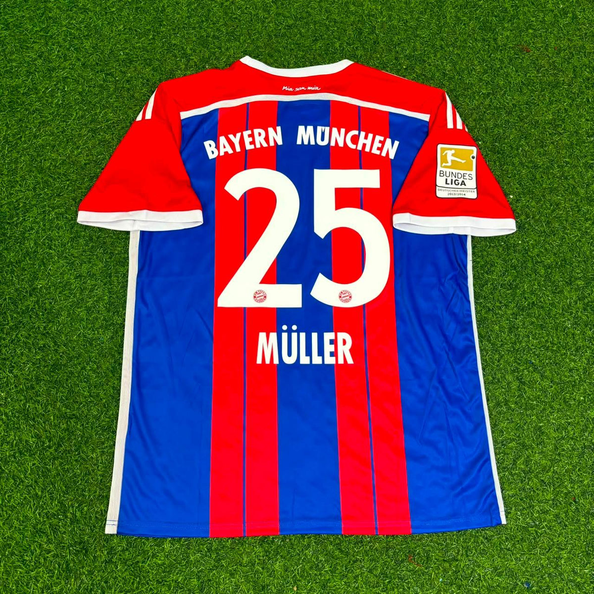 Thomas Müller #25 Bayern Munich 2014 2015 Home Retro Patch Jersey
