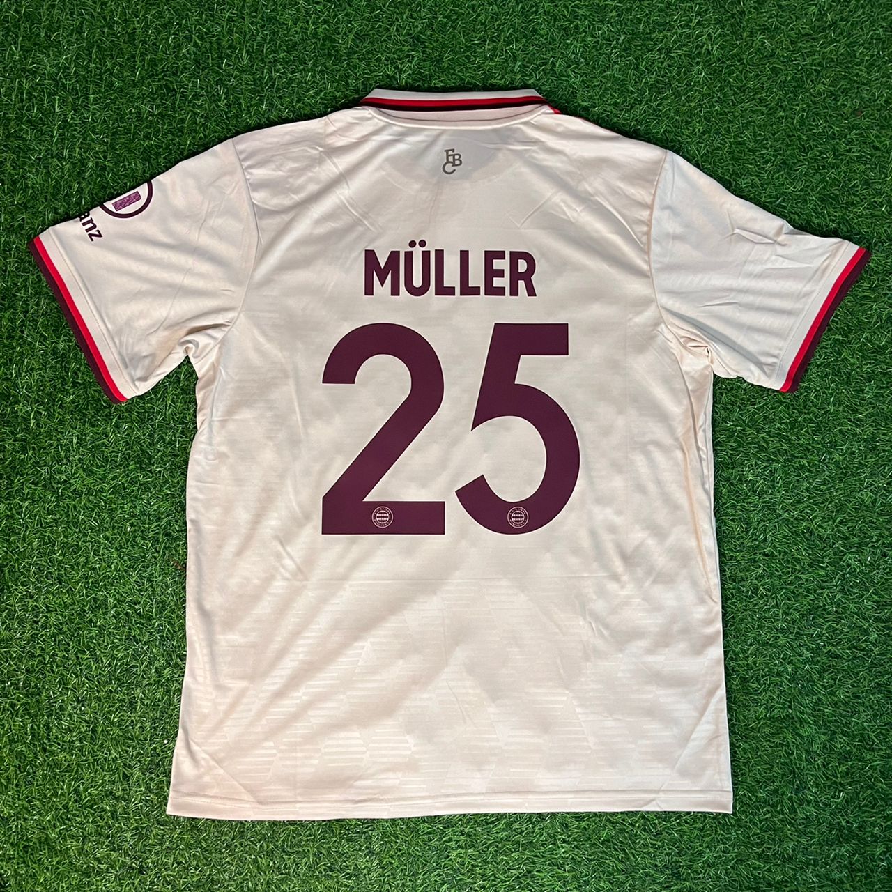 Thomas Muller 25 Bayern Munchen Gray New season Trikot Soccer Shirt