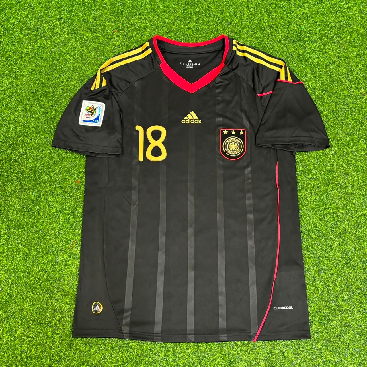 Toni Kroos - Germany Deutschland 2010 World Cup Black Jersey Trikot