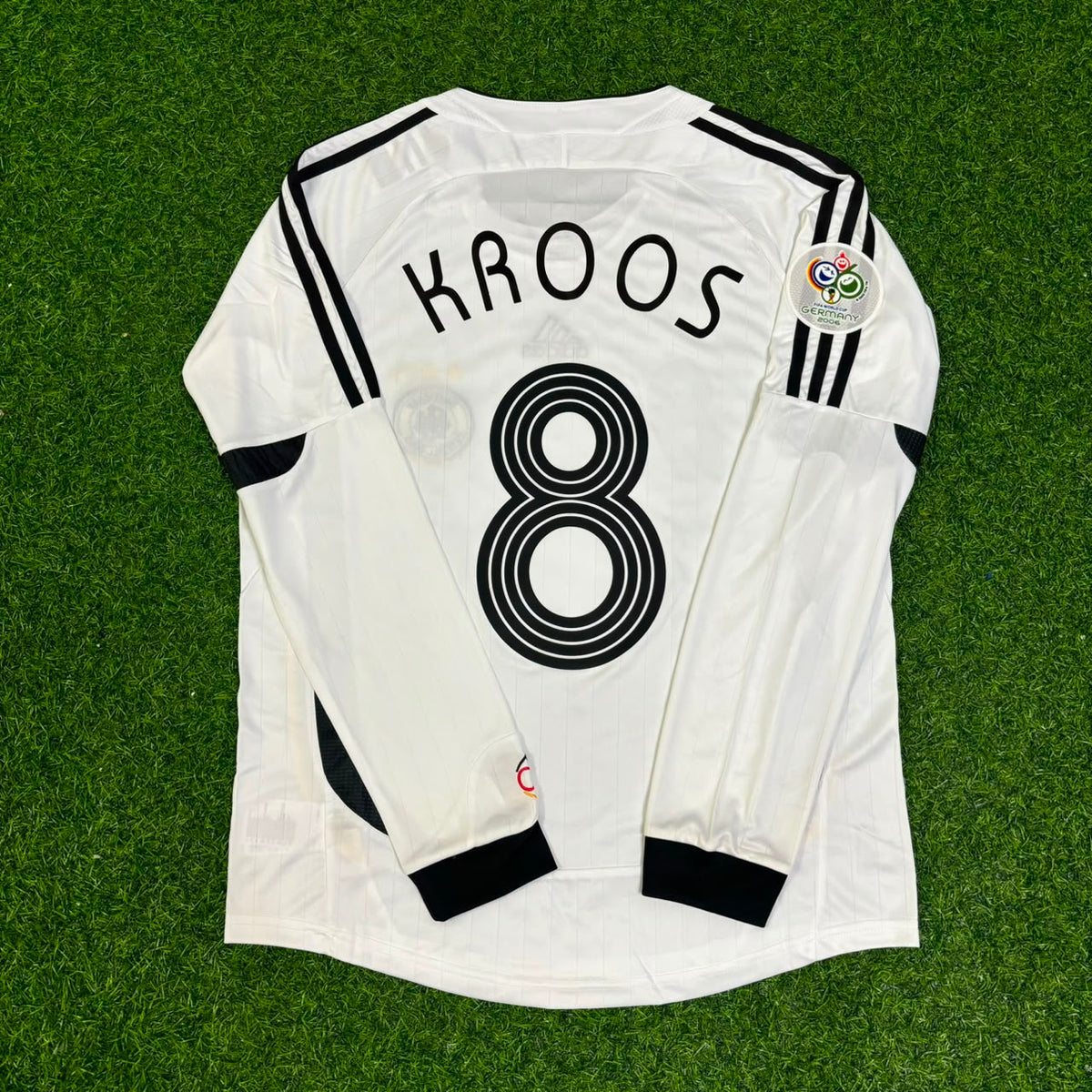 Toni Kroos Germany World Cup Long Sleeve White Retro Football Jersey