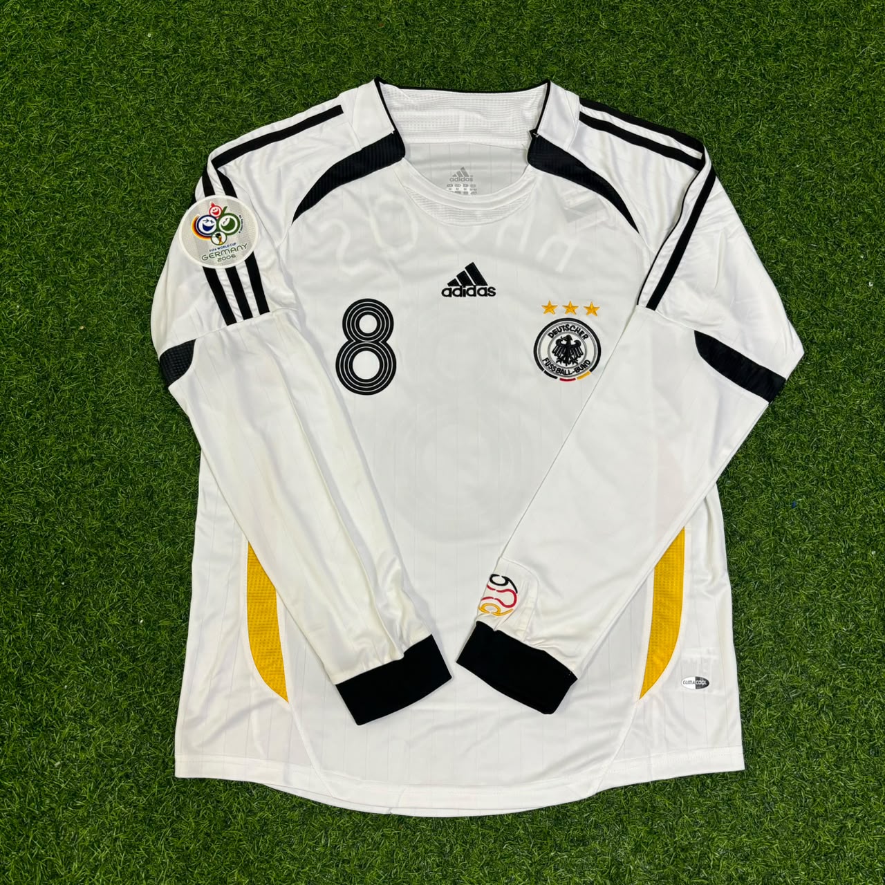 Toni Kroos Germany World Cup Long Sleeve White Retro Football Jersey