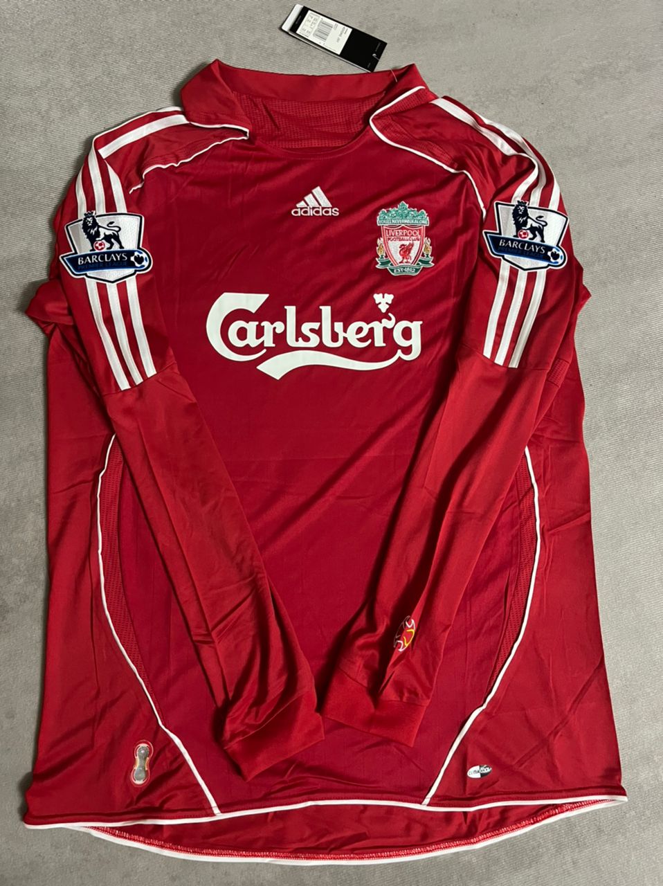 Fernando Torres Liverpool 2007-2008 Red Retro Kit Jersey Trikot Maillot Soccer Shirt