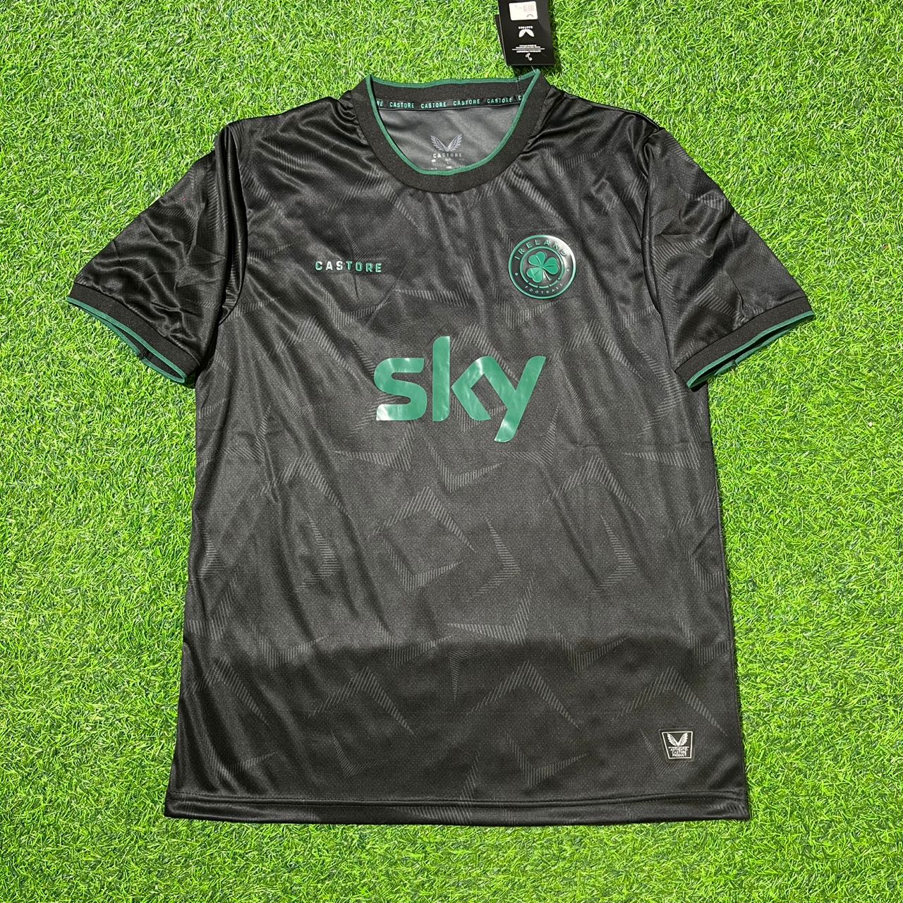 Troy Parrott Ireland Black Green 2026 World Cup Football Jersey