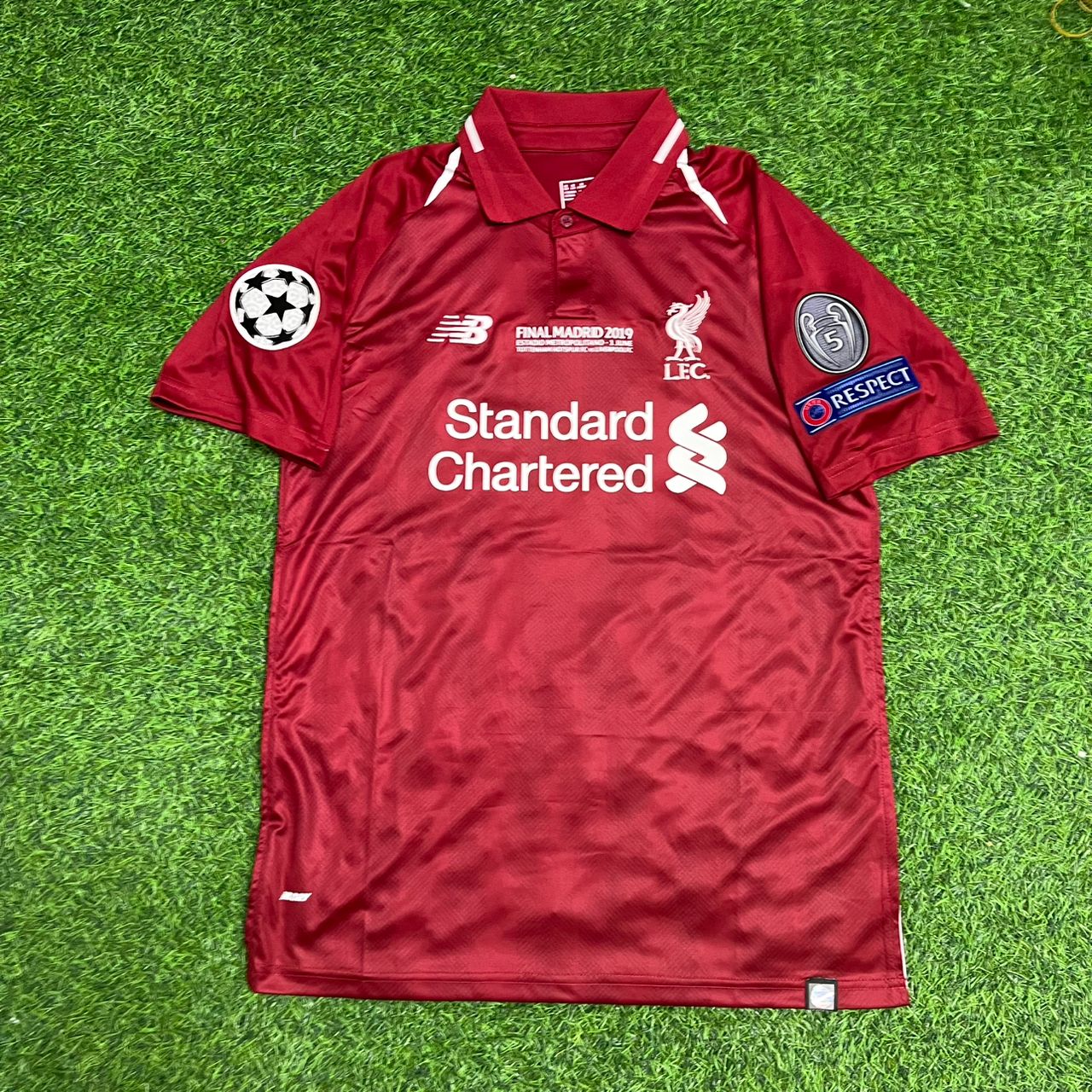 Joel Matip Liverpool 2019 CL Final Retro Kit Jersey Trikot Maillot Maglia
