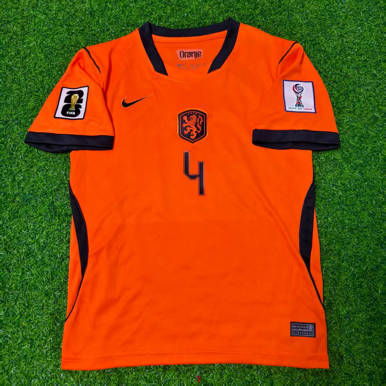 Virgil van Dijk Netherlands 2026 World Cup New Season Football Jersey