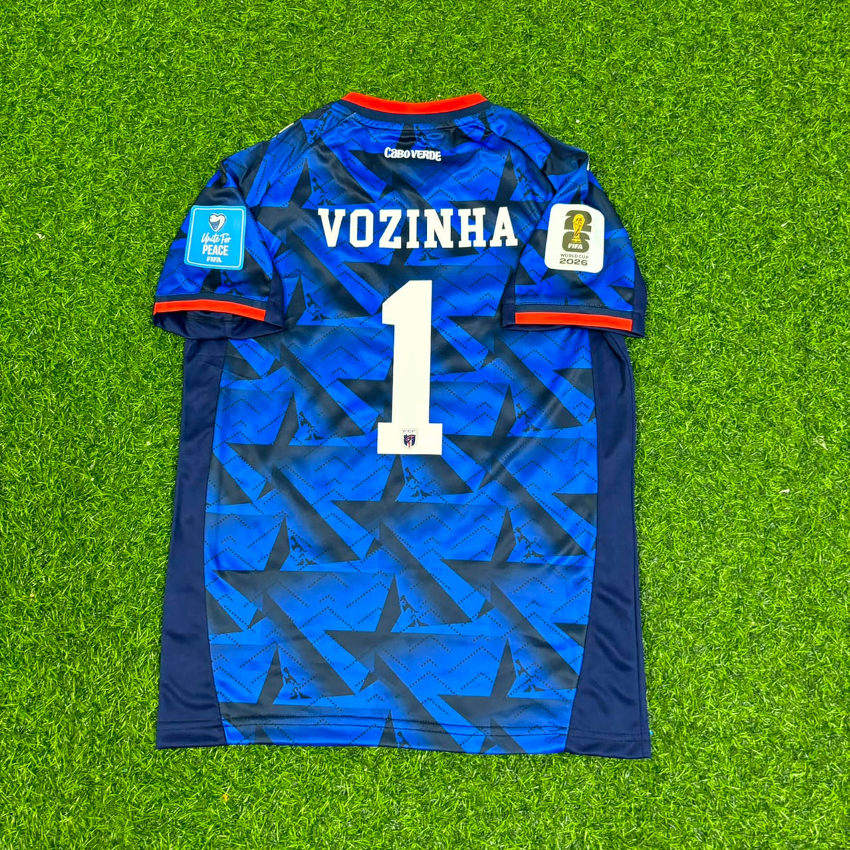 Vozinha Kaapverdië WK 2026 Kinder Blauw Voetbalshirt