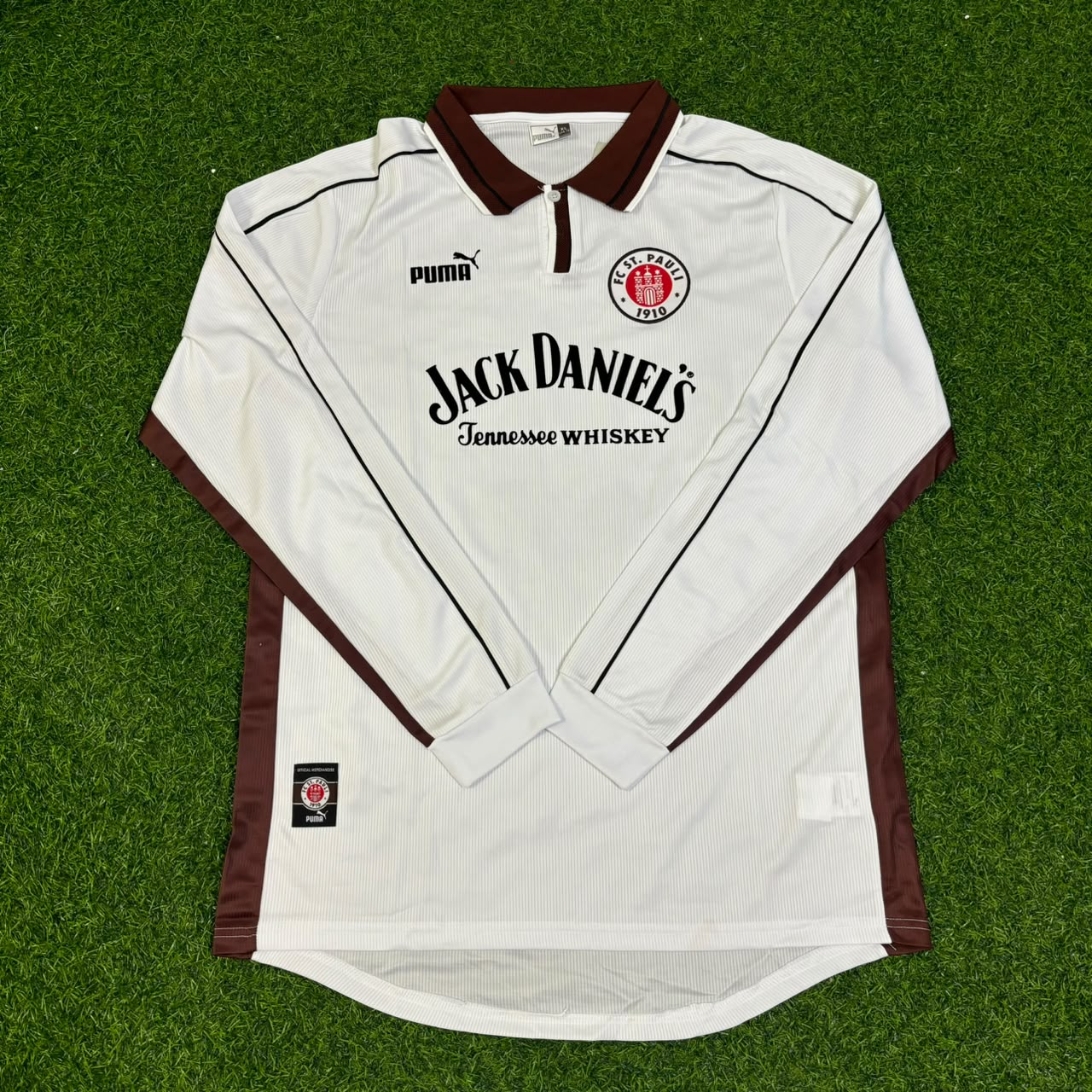 Walter Frosch FC St. Pauli Commemorative Long Sleeve Home Retro Football Jersey