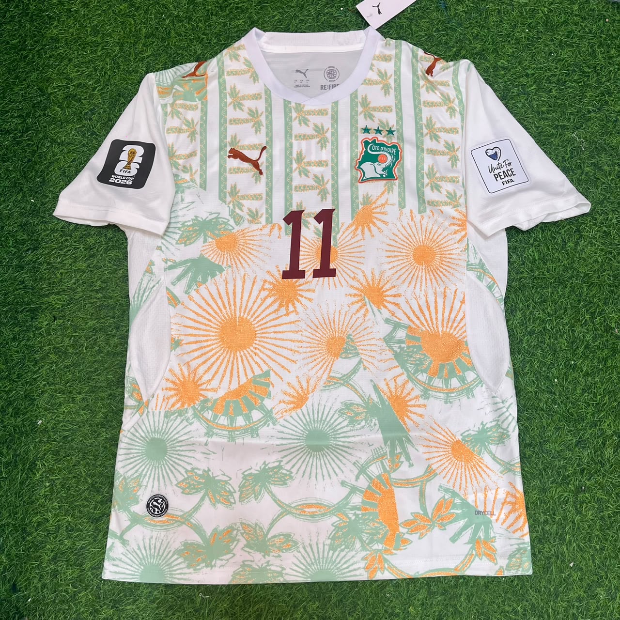 Yan Diomande Ivory Coast World Cup 2026 Football Jersey Trikot Maillot