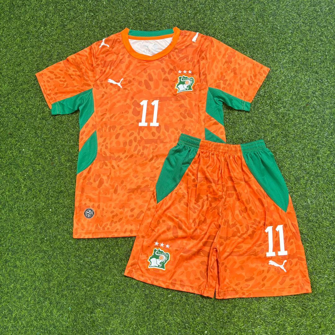 Yan Diomande Ivory Coast World Cup 2026 Kids Kit Football Jersey Trikot Maillot