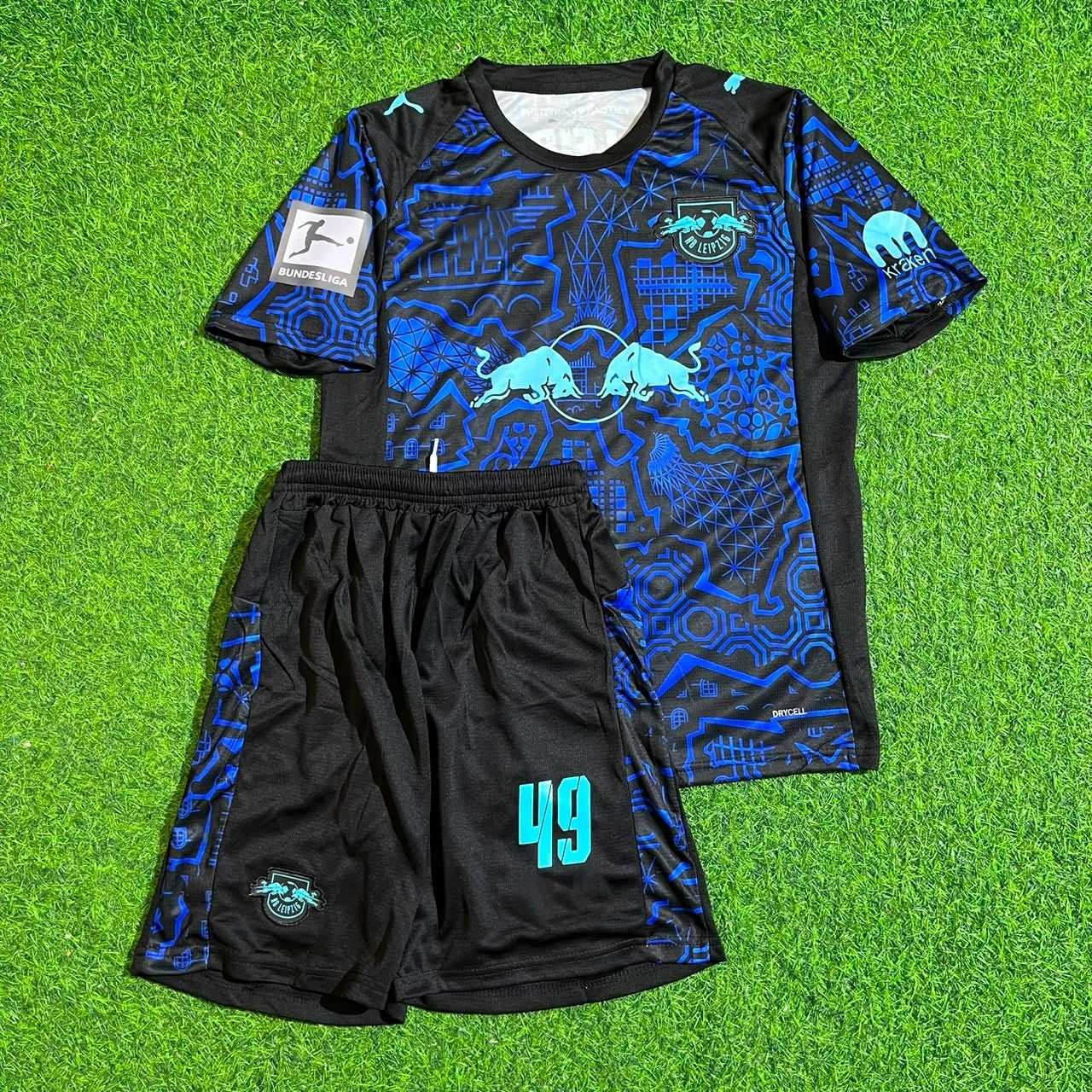 Yan Diomande #49 RB Leipzig New Season Kids Football Jersey