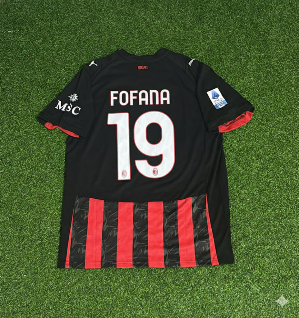 Youssouf Fofana Ac Milan New Season Jersey Trikot Maillot