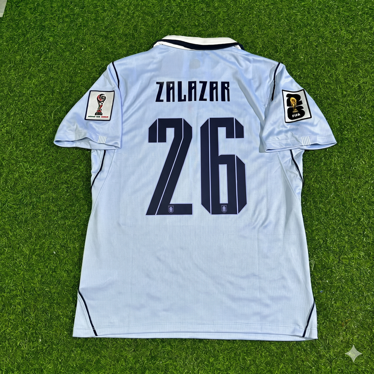 Rodrigo Zalazar #26 Uruguay 2026 World Cup Home Sky Blue Jersey