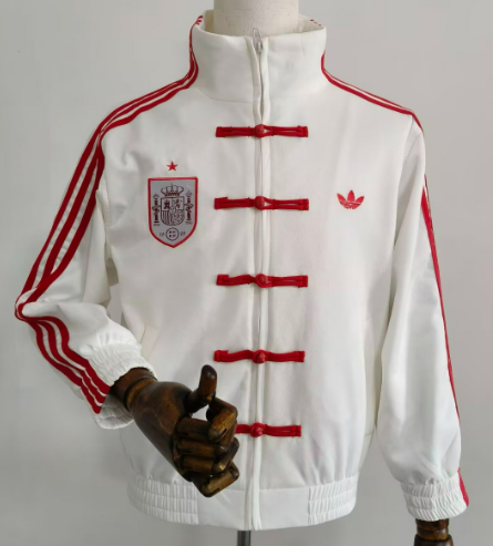 Spain 2026 World Cup White Windbreaker Jacket