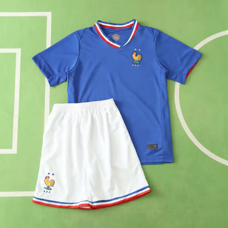 France 2024 UEFA Kids kit Kindertrikot Cocuk formasi française maillot enfant kindertrui EK