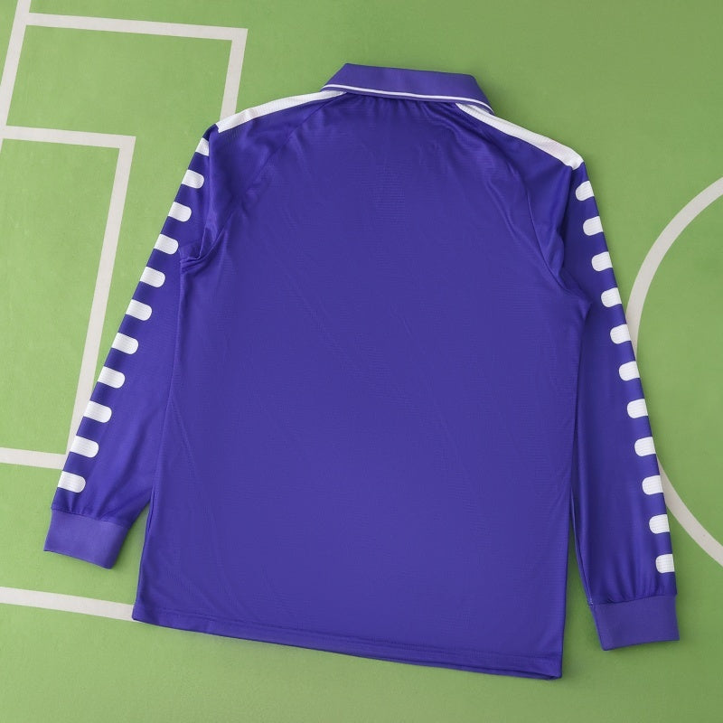 Fiorentina 1998 Season Home Long Sleeve Retro Football Jersey Trikot Maillot