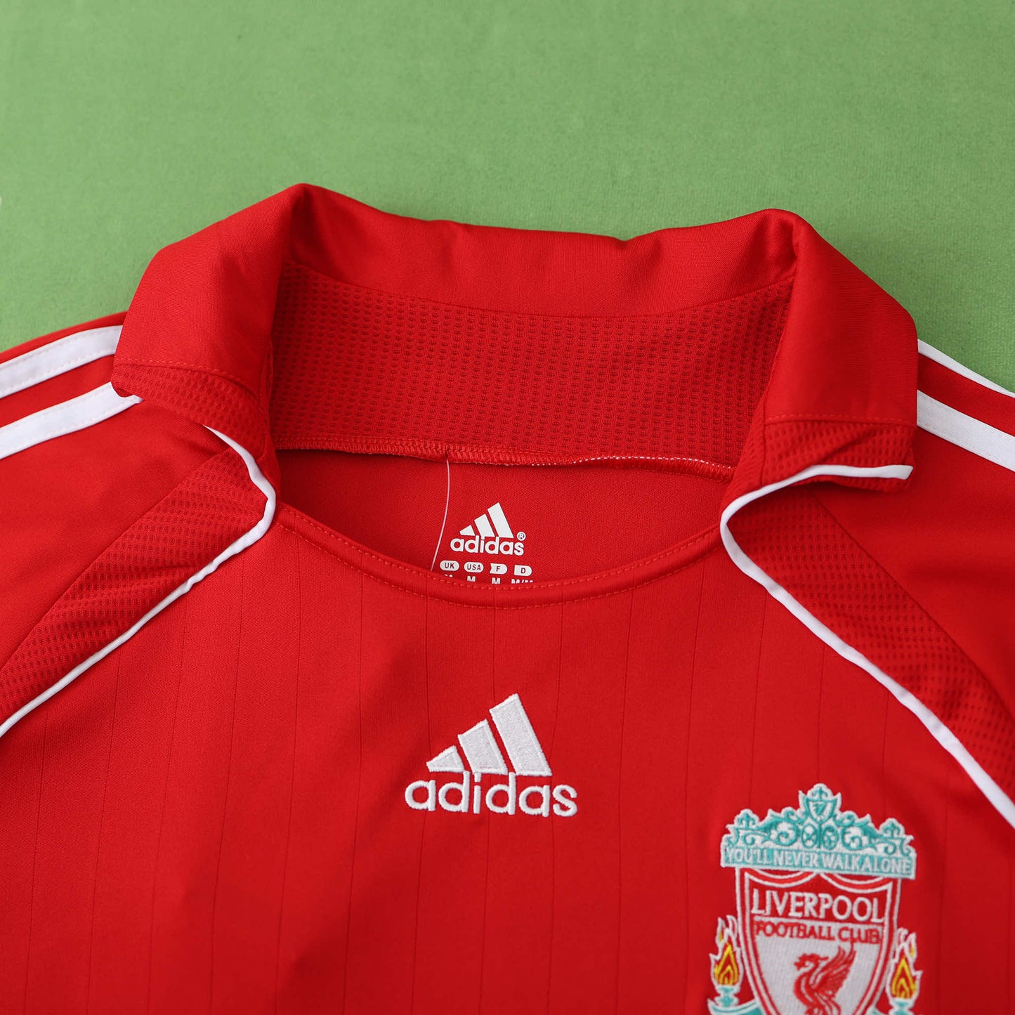 Liverpool 2006 2008 Season Premier League Red Retro Football Jersey