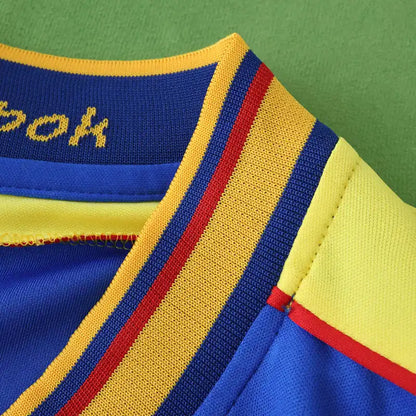 Colombia 2001 Season Home Field Yellow Retro Jersey Trikot Soccer Shirt