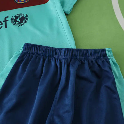 FC Barcelona 2010/11 Away Retro Kids Kit Jersey KinderTrikot Maillot Enfant Soccer Shirt