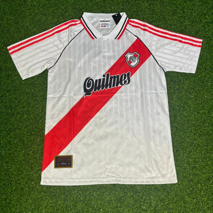 River Plate 1995-1996 Retro Kit Jersey Trikot Maillot Soccer Shirt