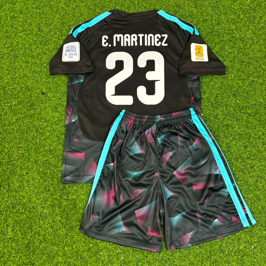 Maillot de Football Emiliano Martinez Gardien Argentine Coupe du Monde 2026 pour Enfants