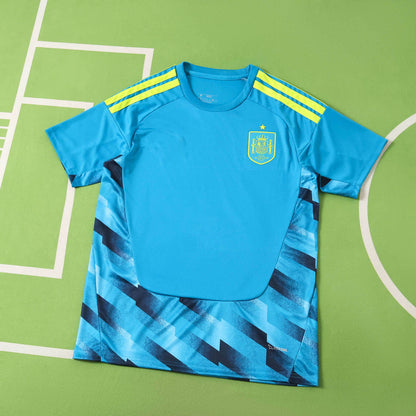 Spain Goalkeeper 2026 World Cup Blue Special Football Jersey
