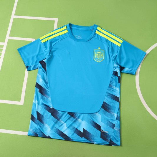 Spain Goalkeeper 2026 World Cup Blue Special Football Jersey
