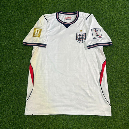Eberechi Eze #21 England 2026 World Cup Home White Football Jersey