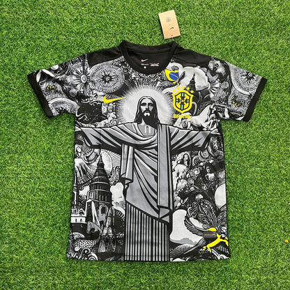 Zico Brazil Iconic Retro Football Jersey Trikot Maglia Soccer Shirt
