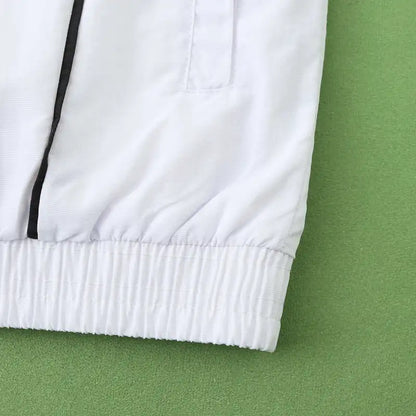 England White Retro Windbreaker Jacket – | Windbreaker Jacke | Coupe-Vent Soccer Shirt