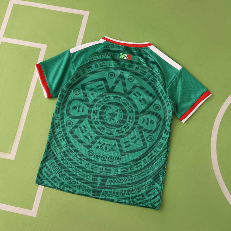 Mexico 2026 World Cup Home Kids Jersey Trikot Maillot
