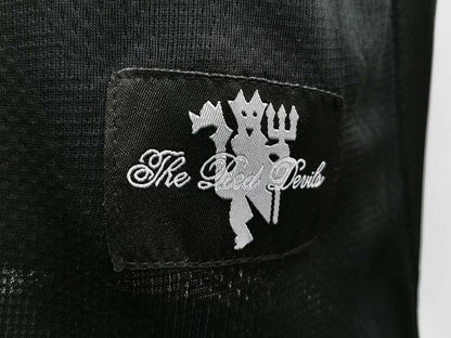 Manchester United BLACK AIG Short Sleeve Retro Football Jersey