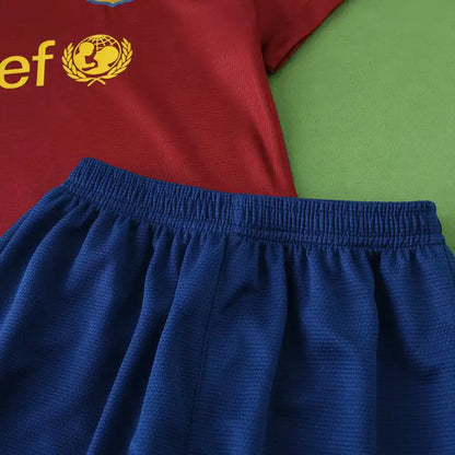 Barcelone 2009 Final Home Retro Kids Kit Jersey KinderTrikot Maillot Enfant Maillot de football
