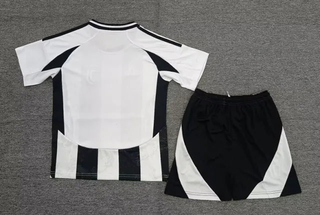 Juventus 2024-2025 New Season Home Kids Kinder Boy Football Jersey Maillot Trikot Forma