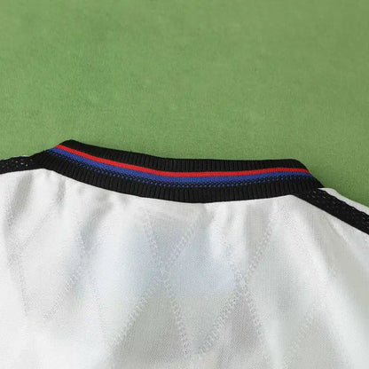 Bayern München 97/98 Season Away White Retro Jersey Trikot Soccer Shirt