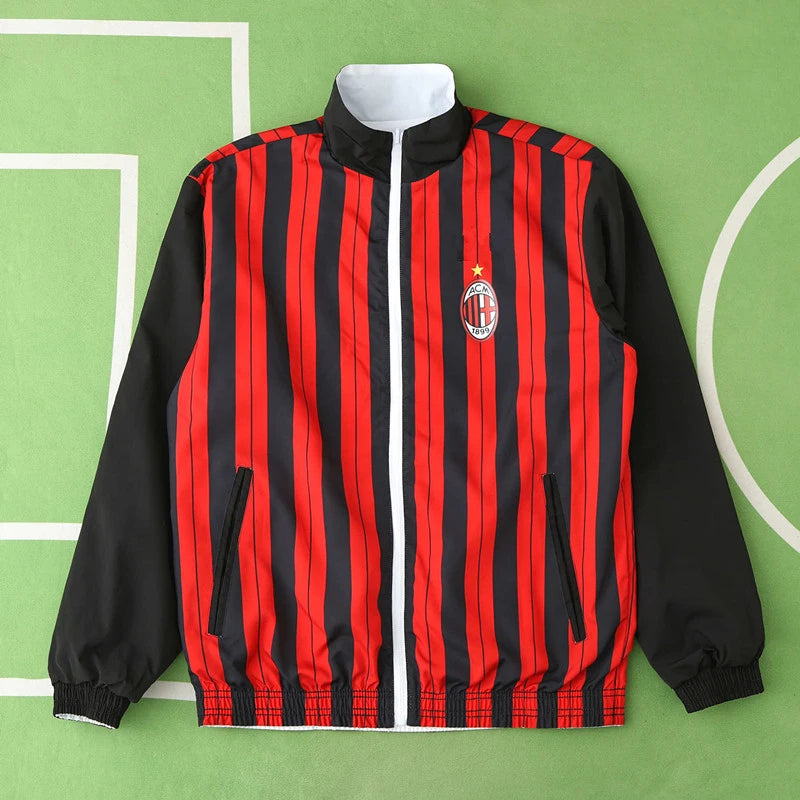 Milan New Season Both Sides Football Windbreaker Windjacke