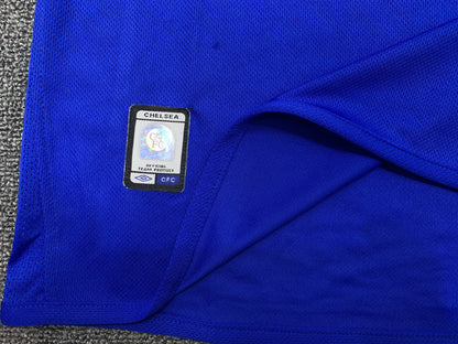 Gianfranco Zola Chelsea 2003 2005 Season Home Navy Blue Retro Jersey Trikot Soccer Shirt