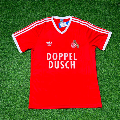 1. FC Köln 1984-85 Retro Auswärtstrikot Rot Fußball Trikot