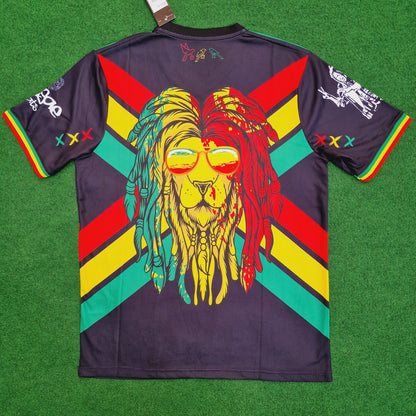 Bob Marley Jamaica Lion Commemorative Special Edition Jersey Maillot Trikot Maglia Camiseta