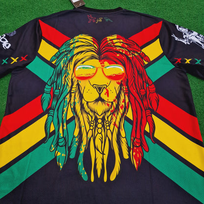 Bob Marley Jamaica Lion Commemorative Special Edition Jersey Maillot Trikot Maglia Camiseta