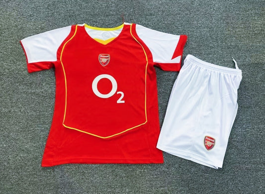 Arsenal Kids Children Set Retro Football Jersey Kinder Trikot