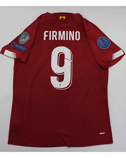 Roberto Firmino Liverpool 2019 20 Retro Kit Jersey Trikot Maillot Maglia