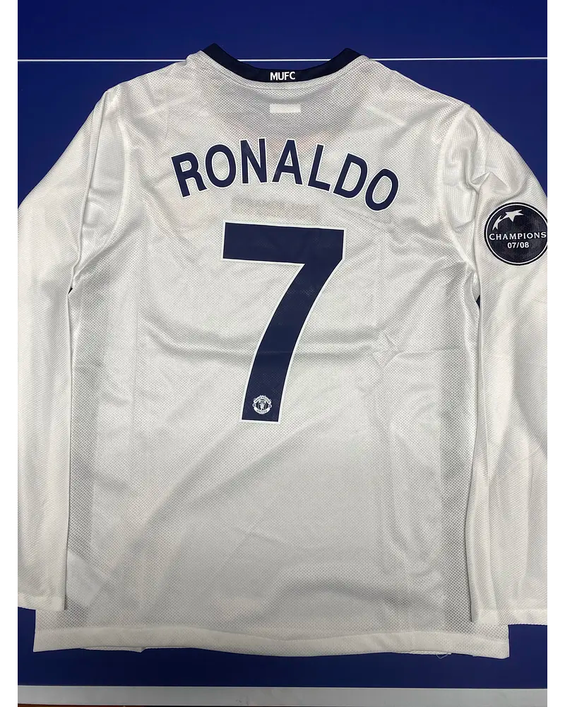 Cristiano Ronaldo Manchester United 2009 Champions Leage Final Rome Retro Long Sleeve Jersey Trikot