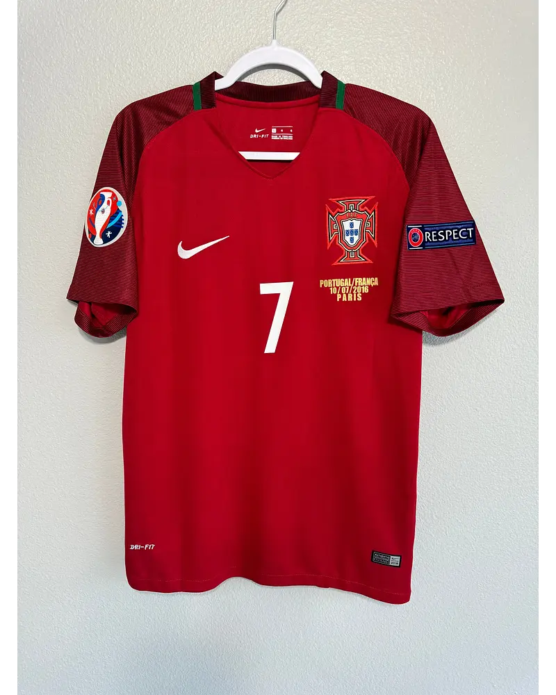 Cristiano Ronaldo Portugal EURO 2016 Final Retro Jersey Trikot Maglia